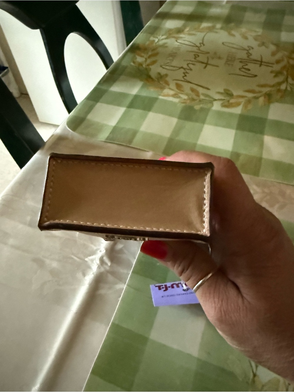 NWT Coach logo monogram Signature leather nano Mini tote charm hand bag. - Picture 3 of 13